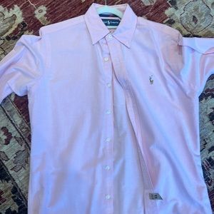 Men’s pink Ralph Lauren dress shirt